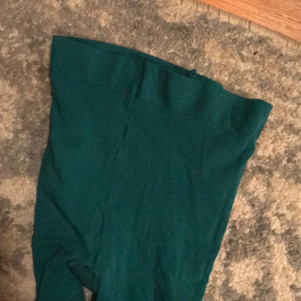 Green closed toe tights - Picture 2 of 4